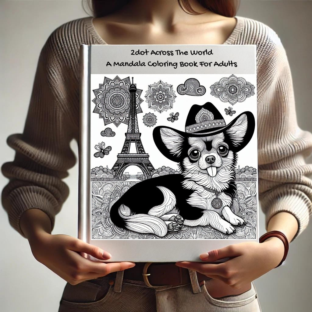 2dot Across The World: A Mandala Coloring Book For Adults