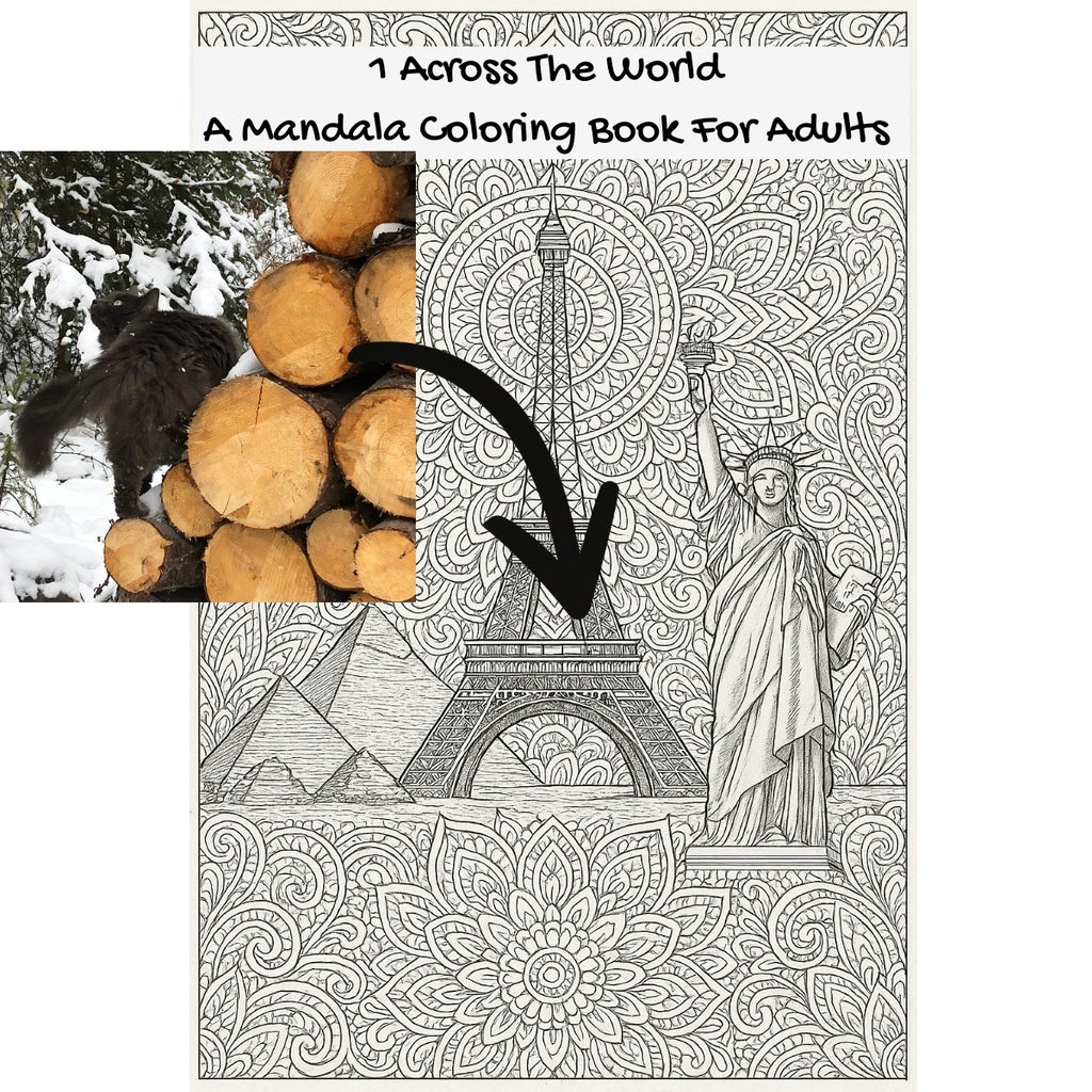 1 Across The World: A Mandala Coloring Book For Adults