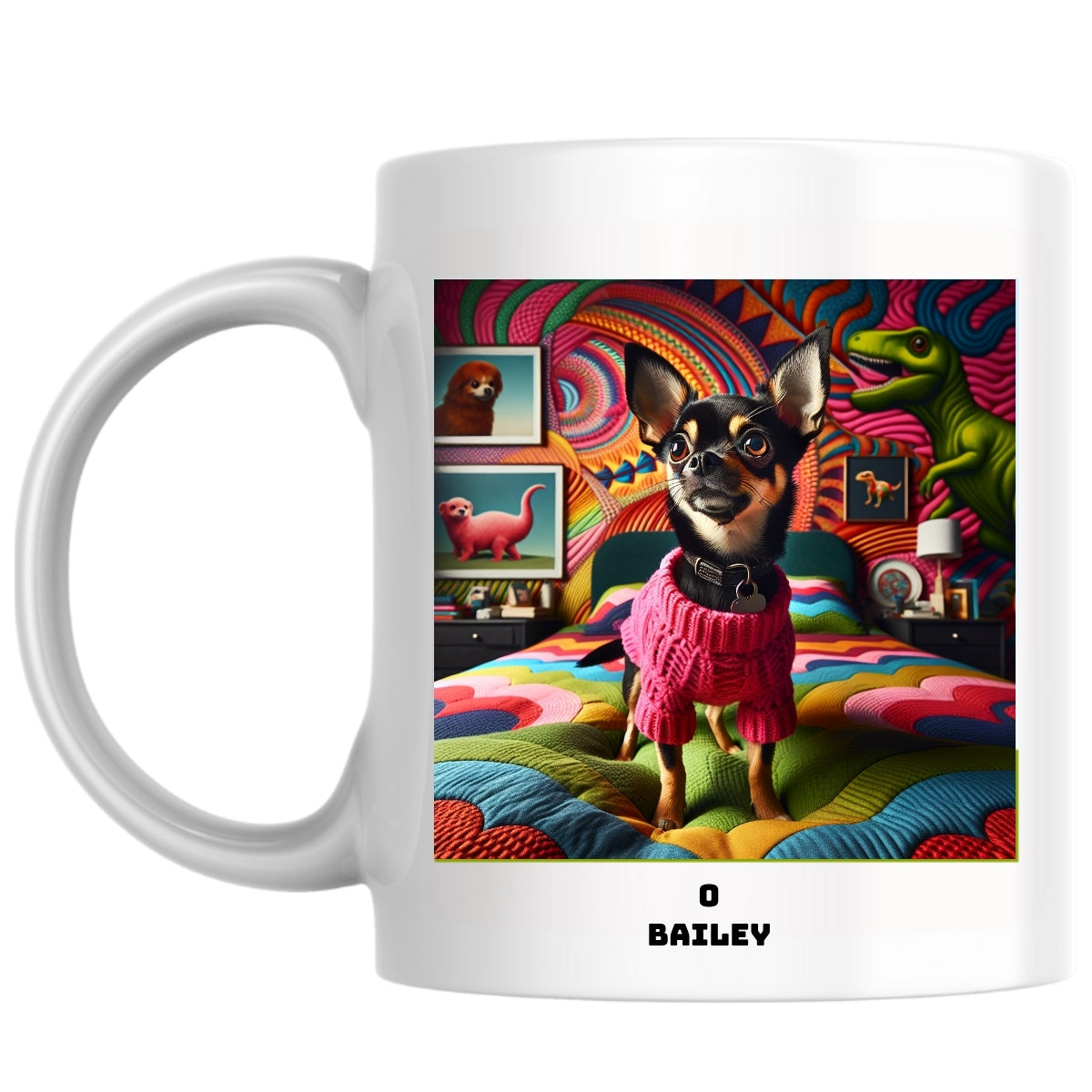 0 Bailey the Magnificent: Pop Art Coffee Mug