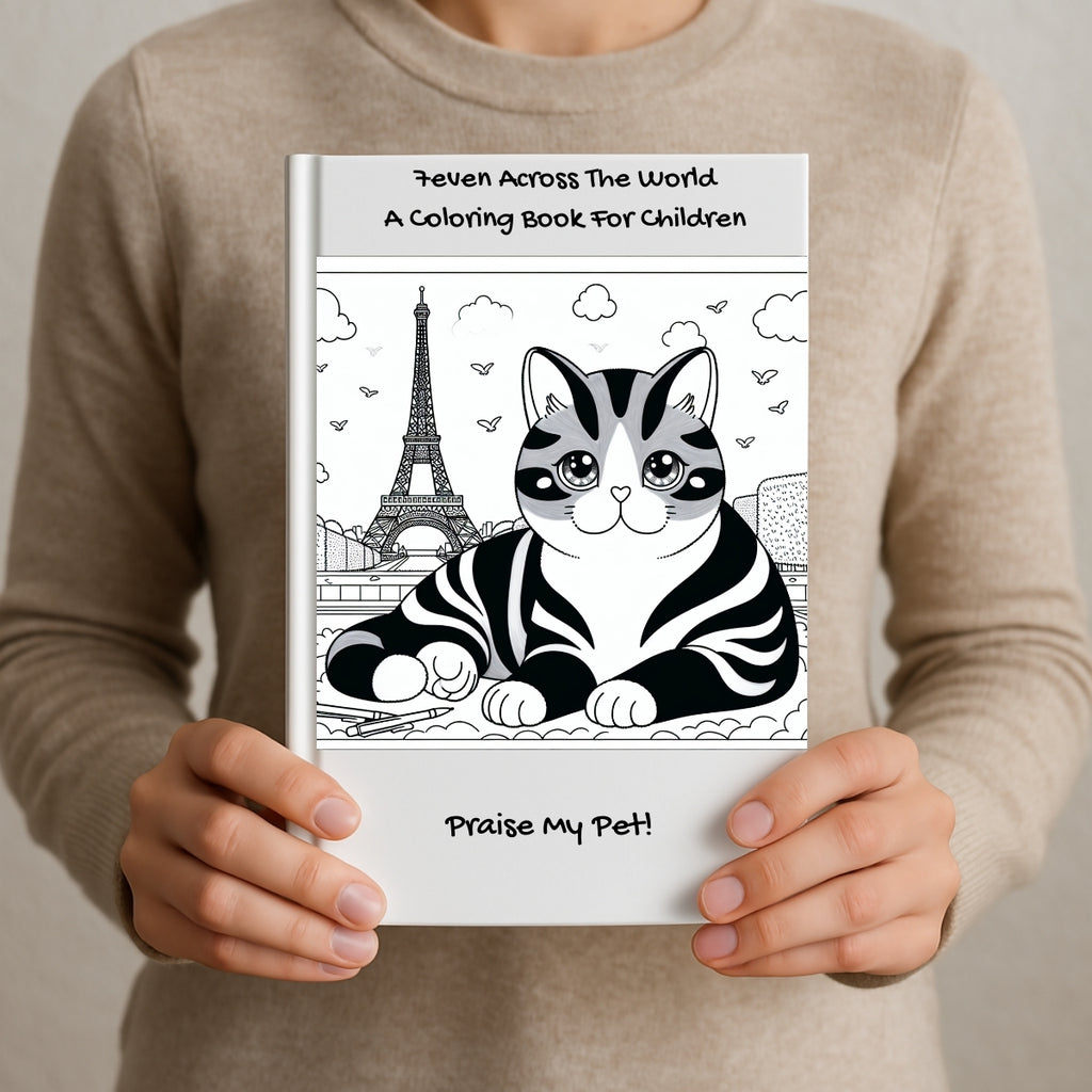 7even Across The World: A Coloring Book For Children