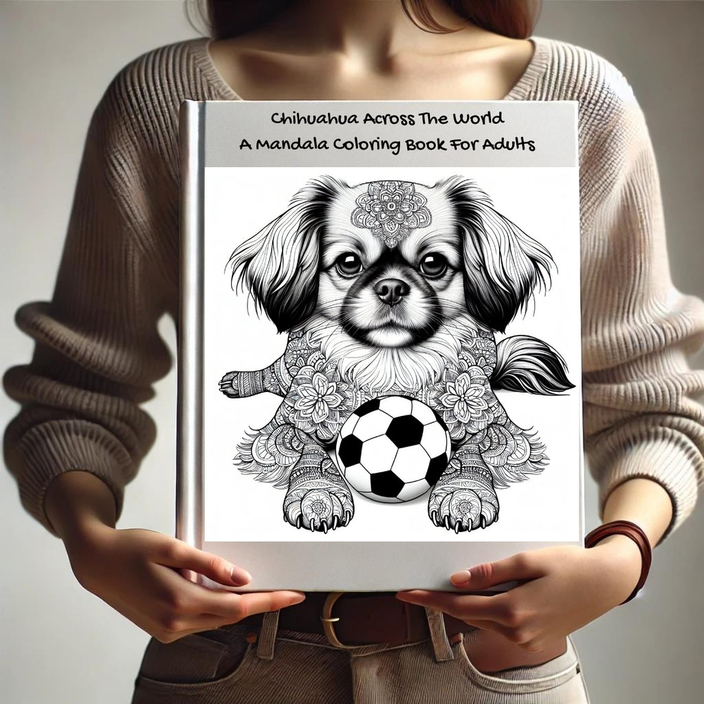 Chihuahua Across The World: A Mandala Coloring Book For Adults