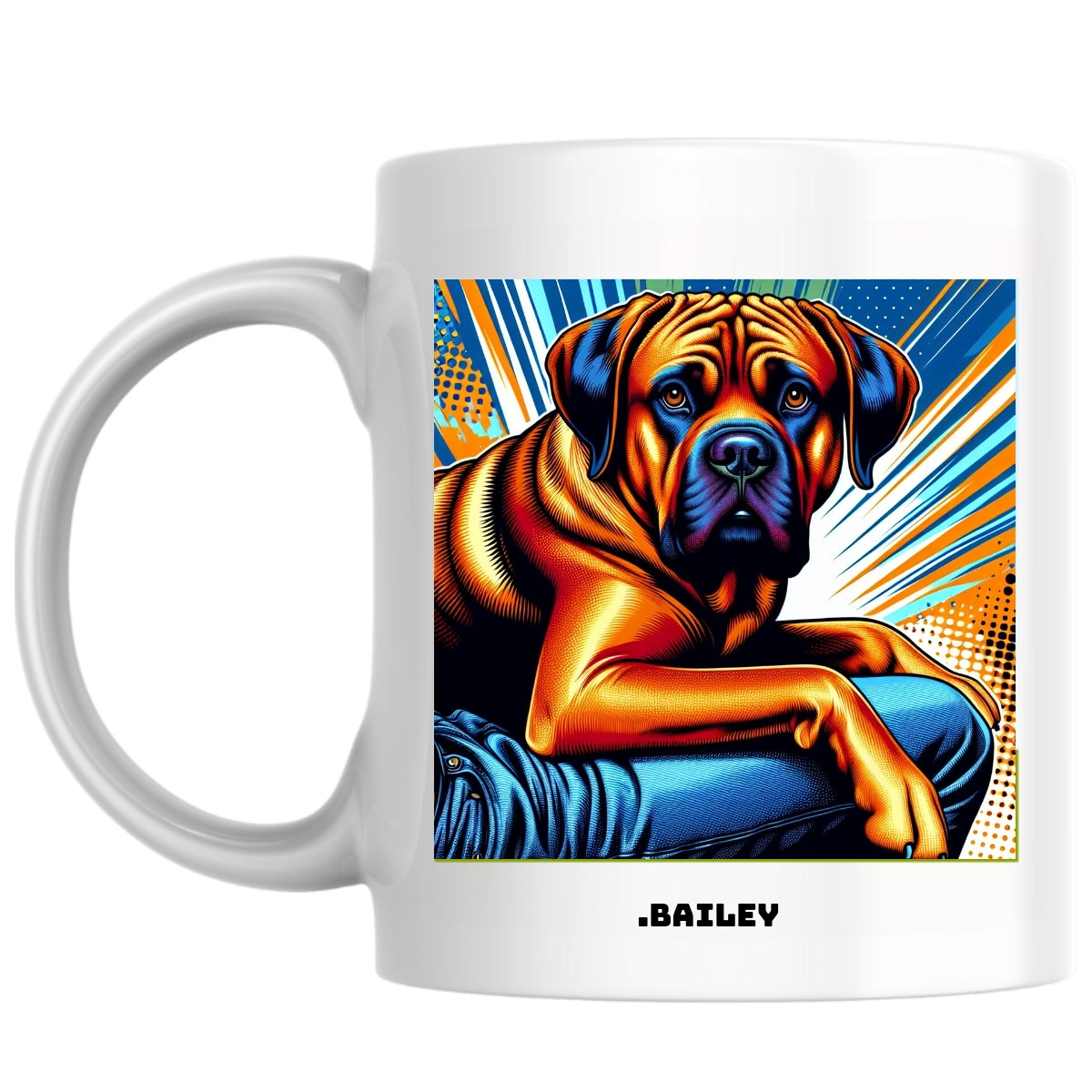 .Bailey the Magnificent: Pop Art Coffee Mug