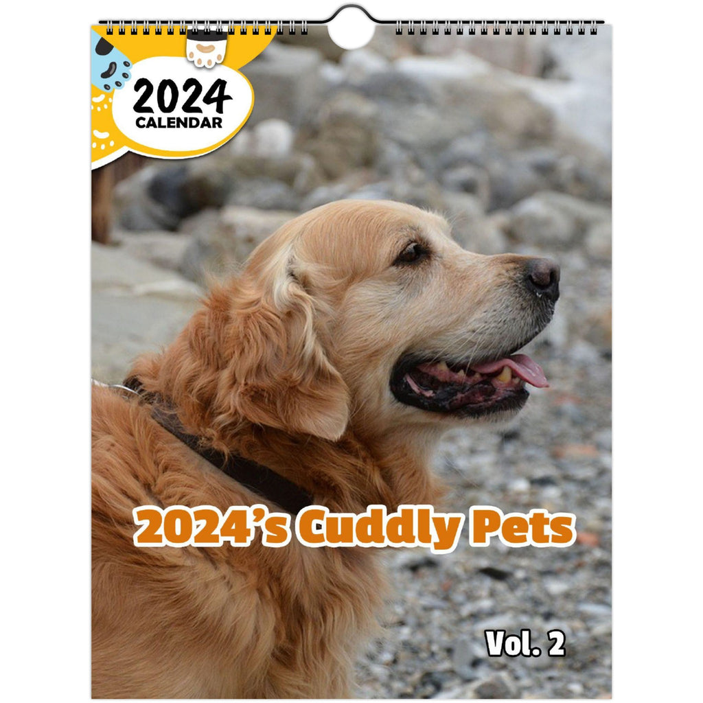 2024's Cuddly Pets Volume Two: 2024 Wall Calendar (Published)