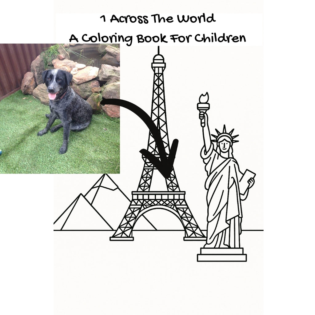 1 Across The World: A Coloring Book For Children