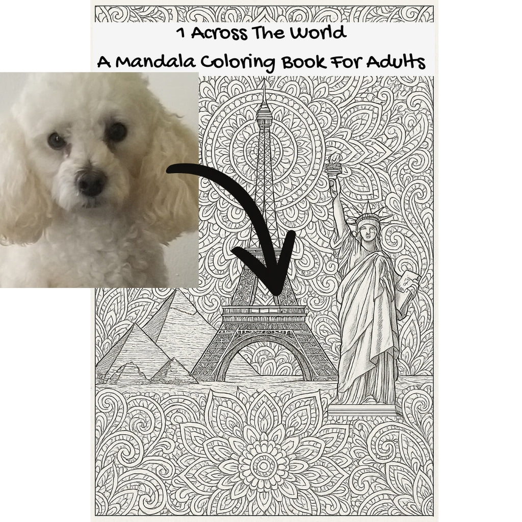 1 Across The World: A Mandala Coloring Book For Adults
