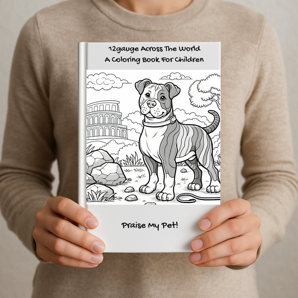 12gauge Across The World: A Coloring Book For Children