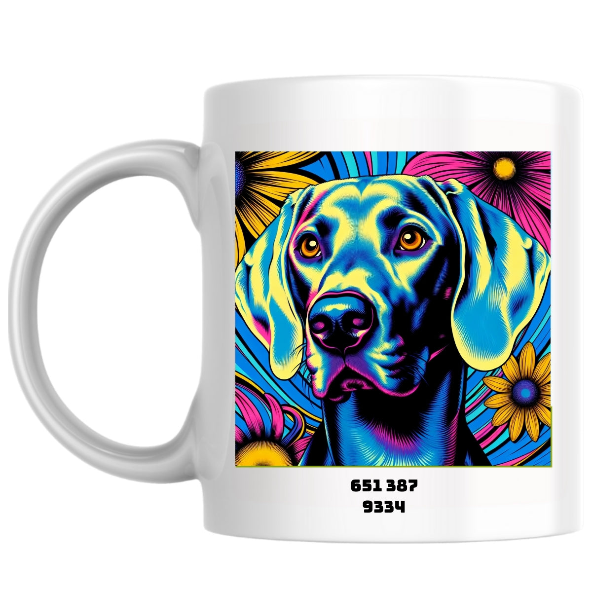 651 387 9334 the Magnificent: Pop Art Coffee Mug