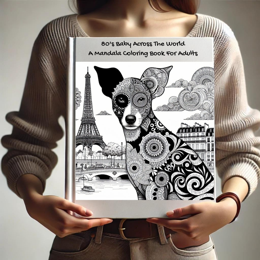 80's Baby Across The World: A Mandala Coloring Book For Adults