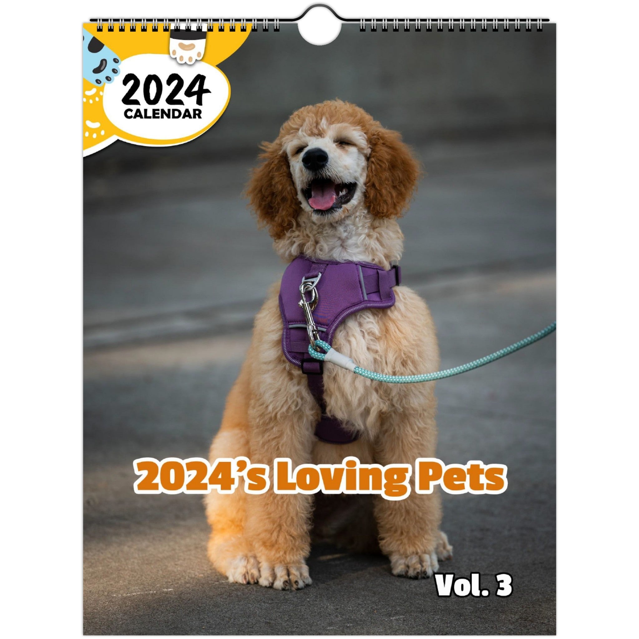 2024's Loving Pets Volume Three: 2024 Wall Calendar (Published)