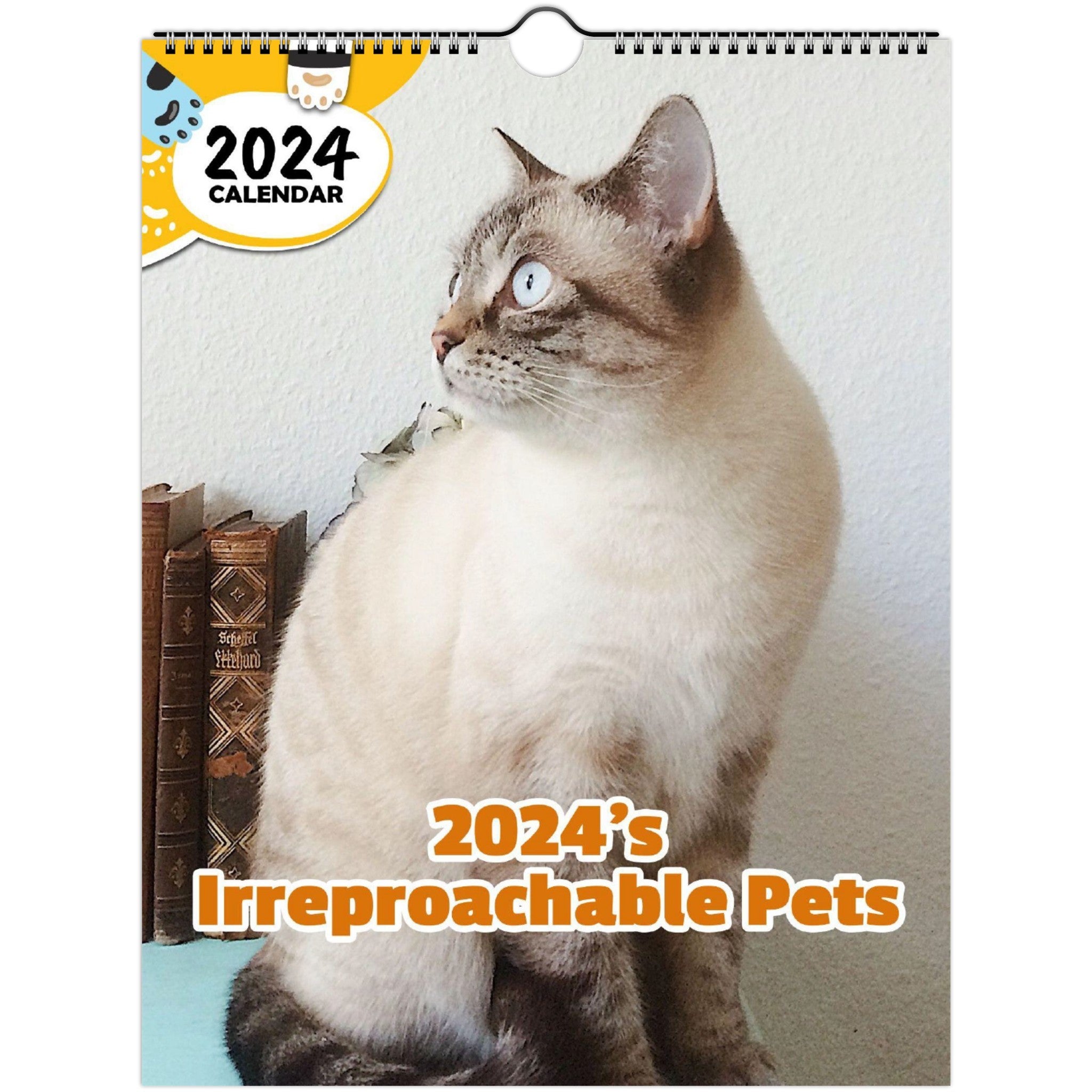 2024's Irreproachable Pets: 2024 Wall Calendar (Published)