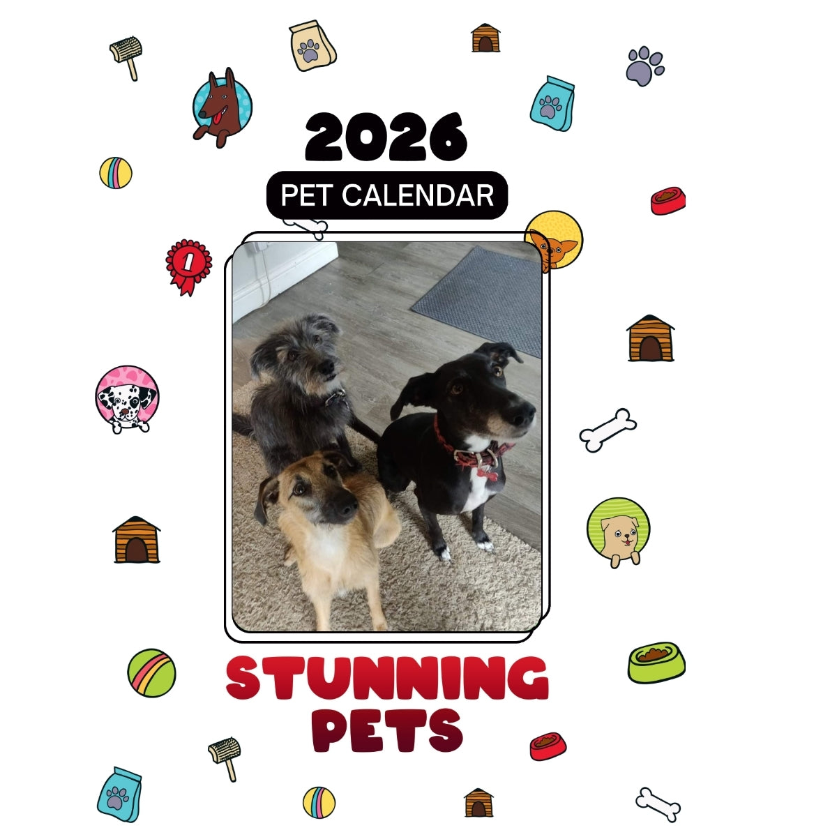 3 Musketeers Headlines Stunning Pets: A 2026 Pet Calendar