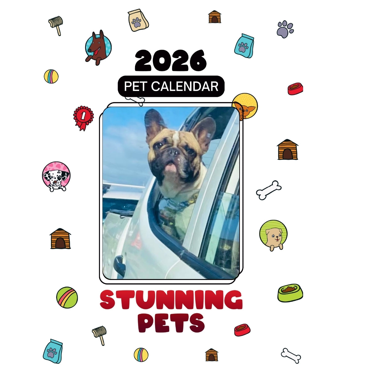 French bulldog Headlines Stunning Pets: A 2026 Pet Calendar
