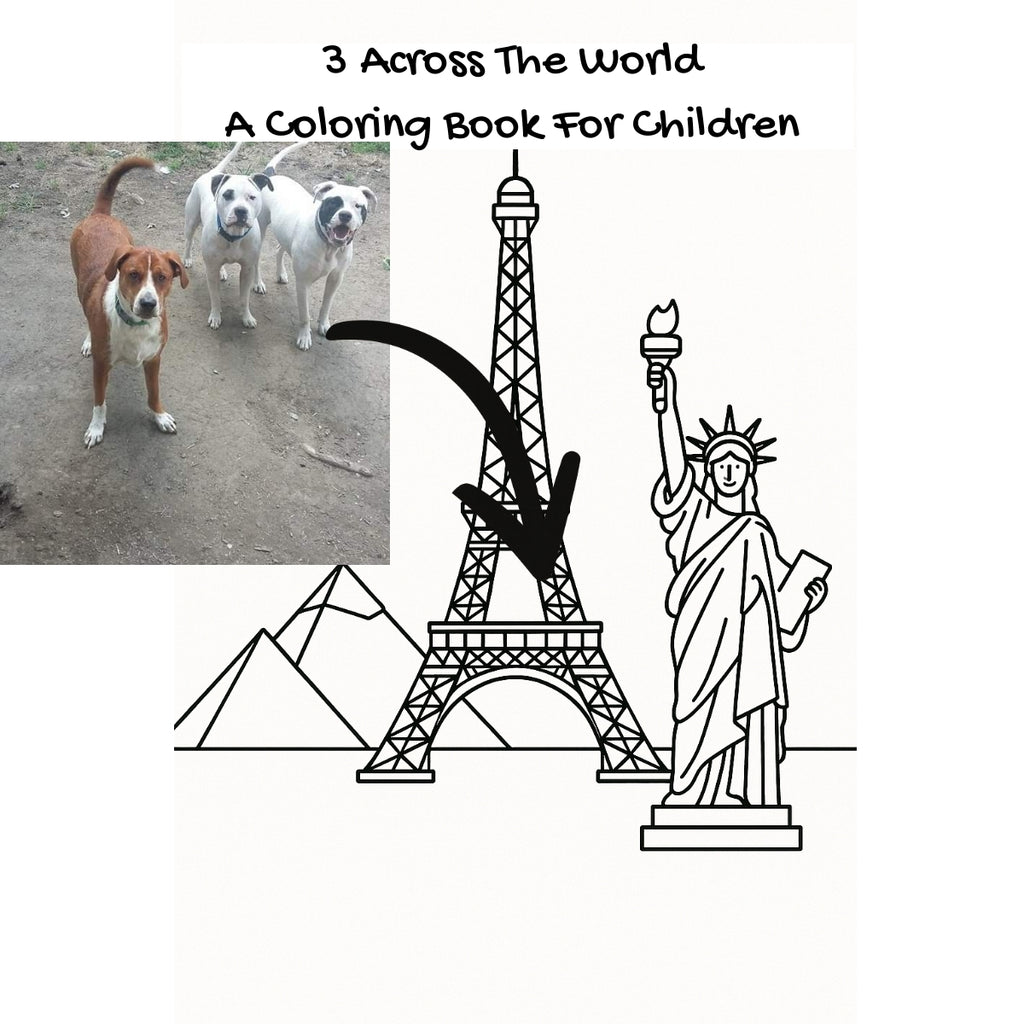 3 Across The World: A Coloring Book For Children