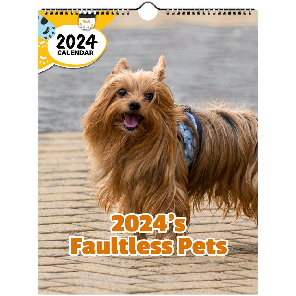 2024's Faultless Pets: 2024 Wall Calendar (Published)