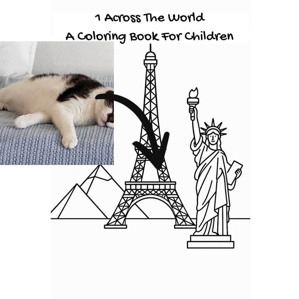 1 Across The World: A Coloring Book For Children