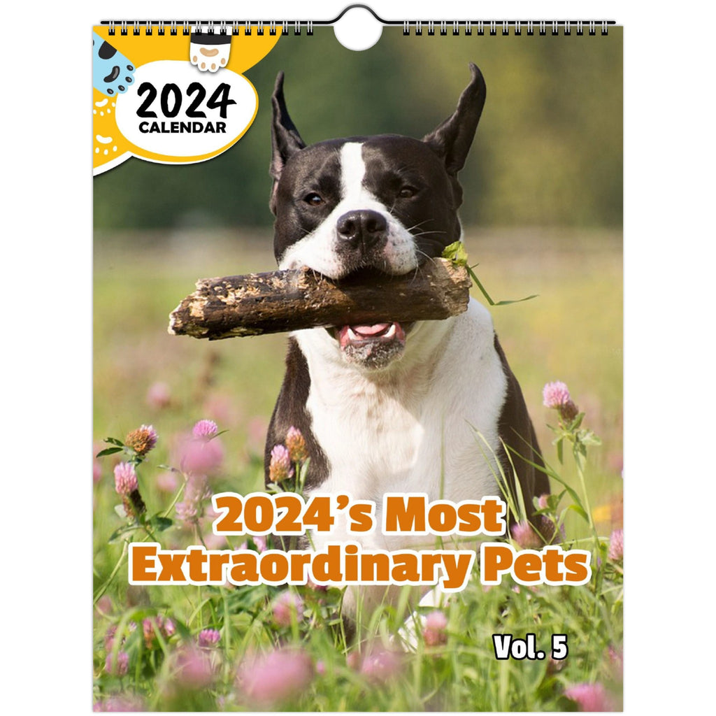 2024's Most Extraordinary Pets Volume Five: 2024 Wall Calendar (Published)