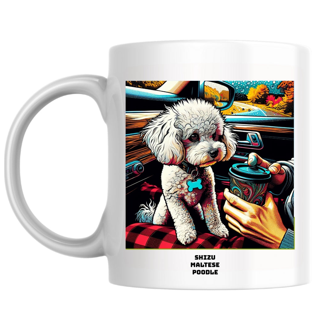 Shizu Maltese Poodle the Magnificent: Pop Art Coffee Mug