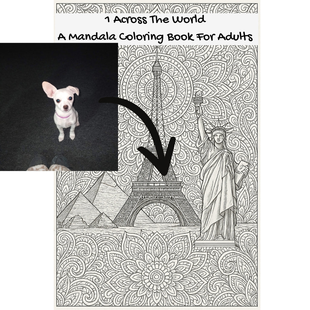 1 Across The World: A Mandala Coloring Book For Adults