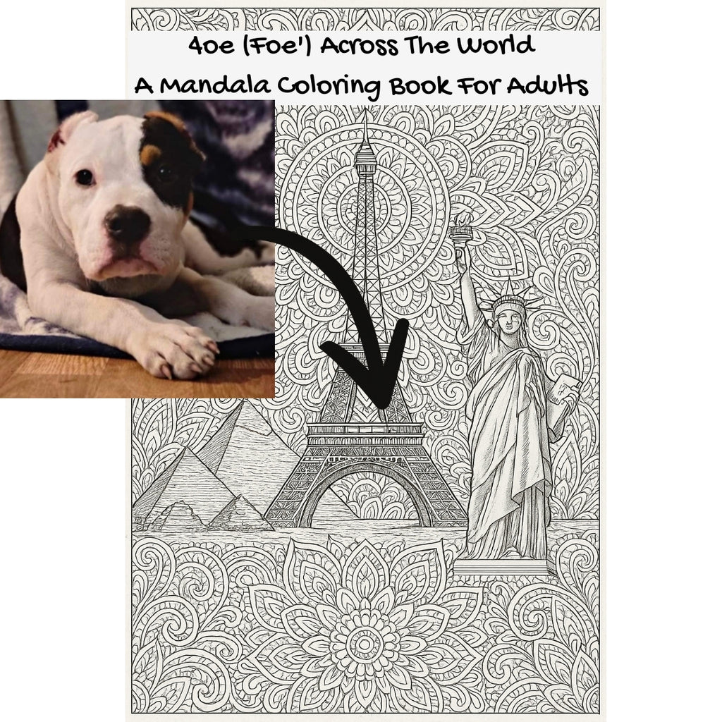 4oe (Foe') Across The World: A Mandala Coloring Book For Adults