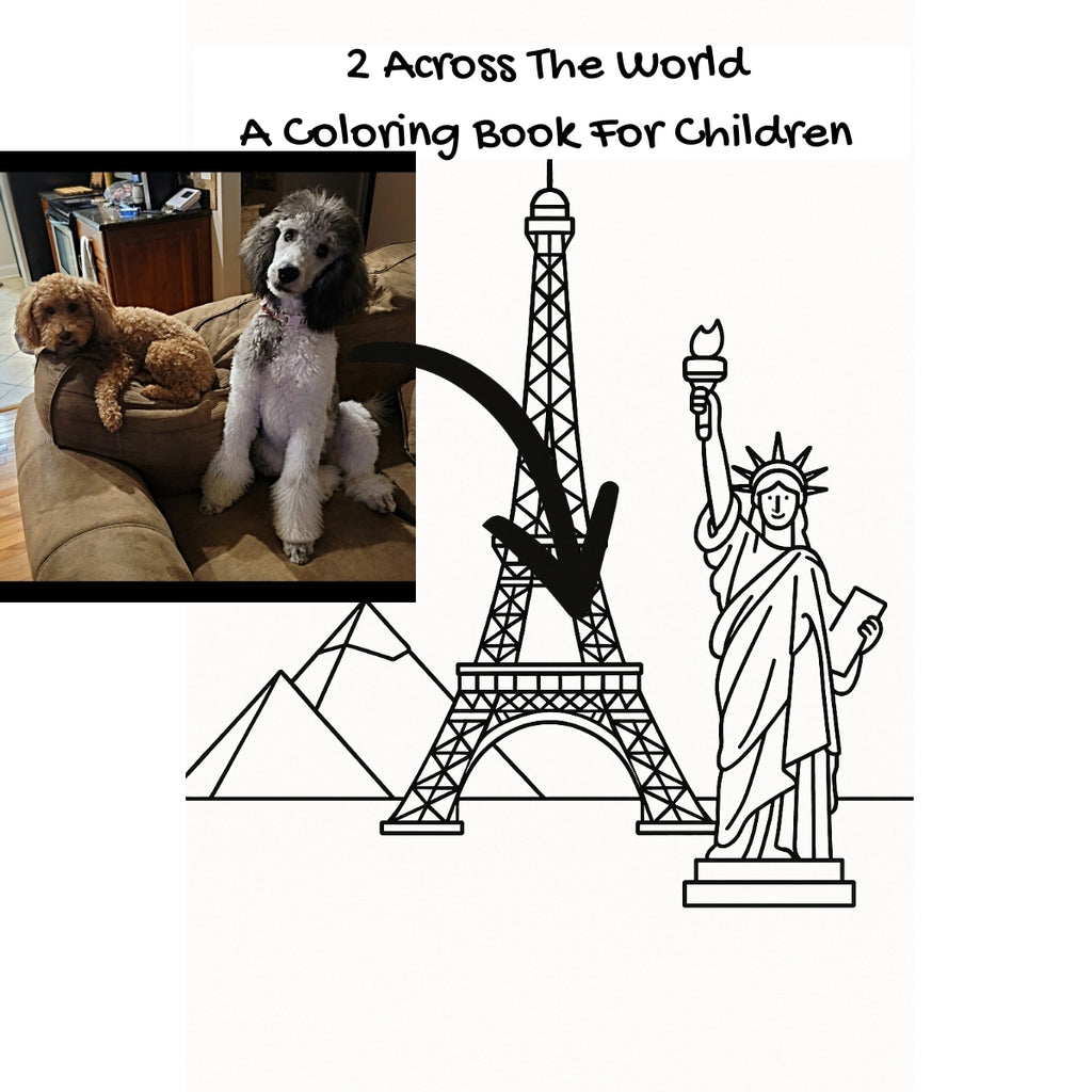 2 Across The World: A Coloring Book For Children