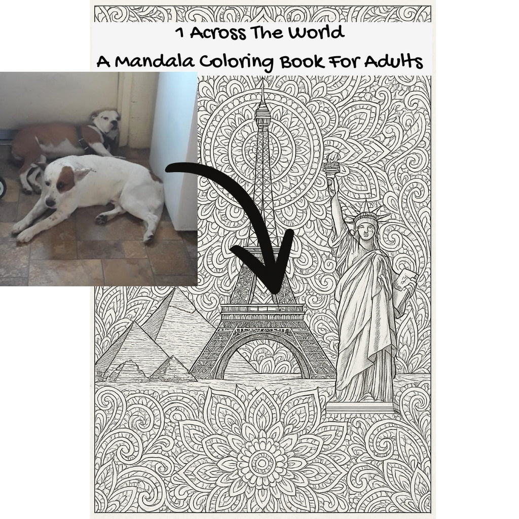1 Across The World: A Mandala Coloring Book For Adults