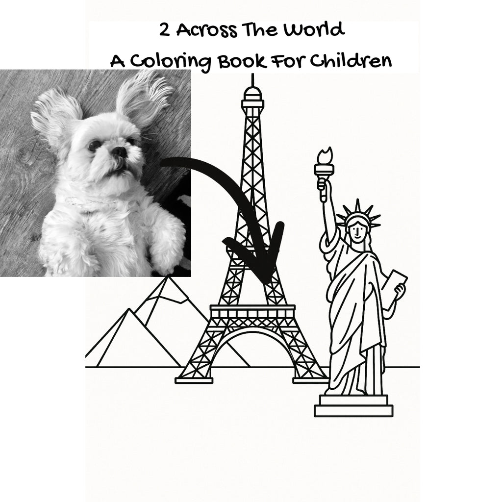 2 Across The World: A Coloring Book For Children