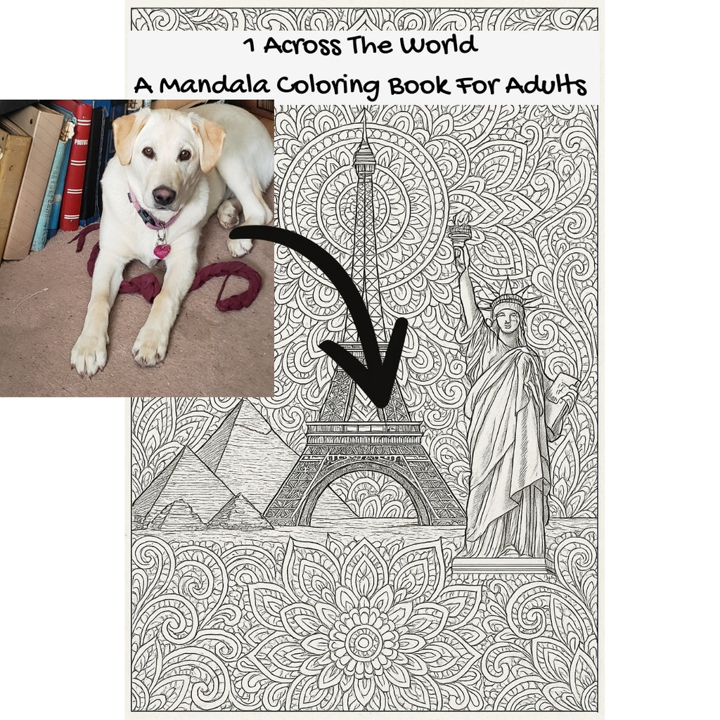 1 Across The World: A Mandala Coloring Book For Adults