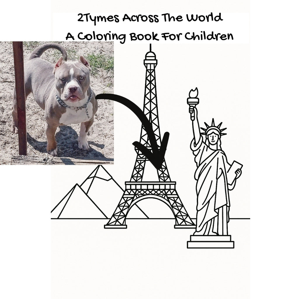 2Tymes Across The World: A Coloring Book For Children