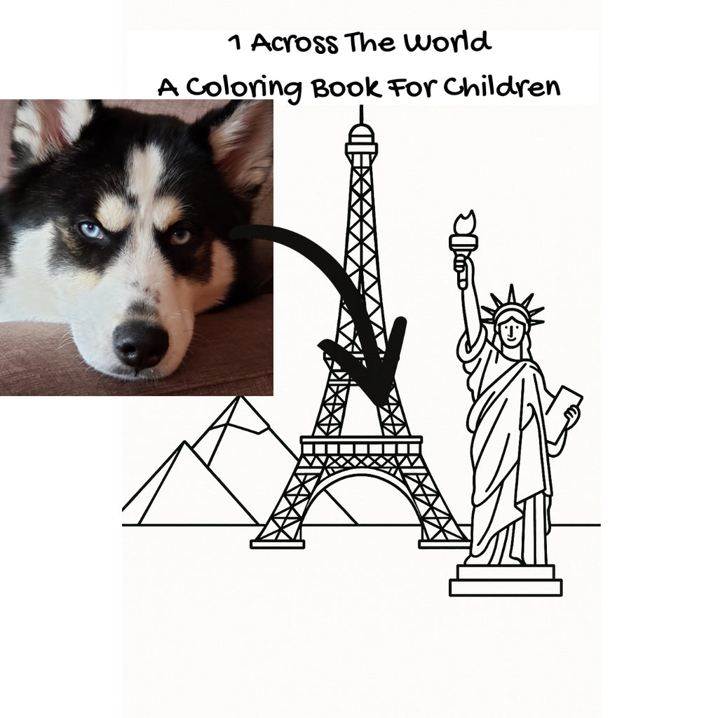 1 Across The World: A Coloring Book For Children