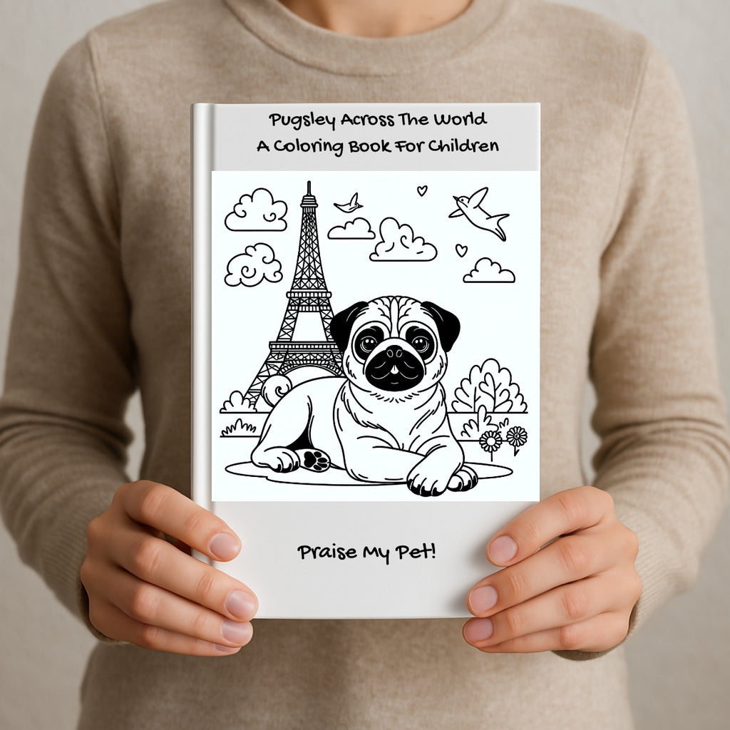 Pugsley Across The World: A Coloring Book For Children