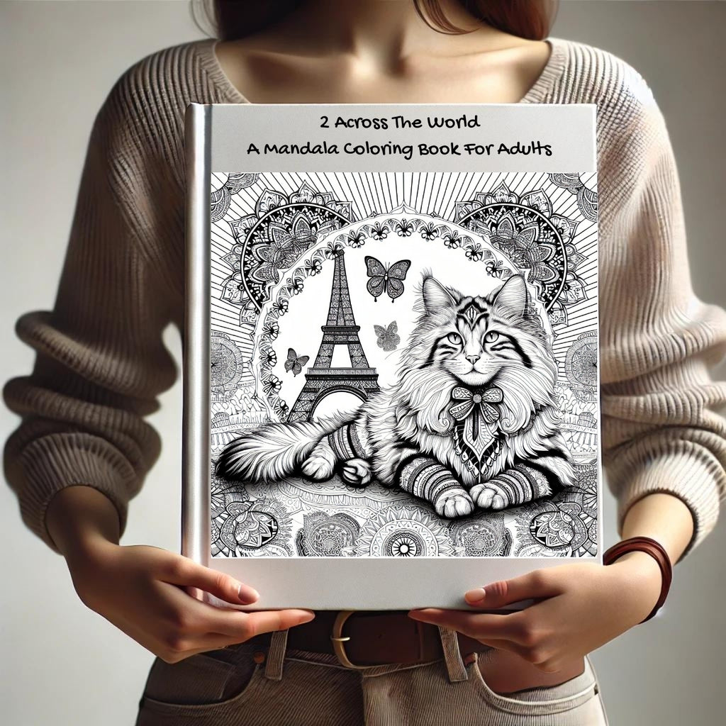2 Across The World: A Mandala Coloring Book For Adults