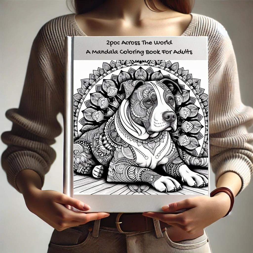 2poc Across The World: A Mandala Coloring Book For Adults