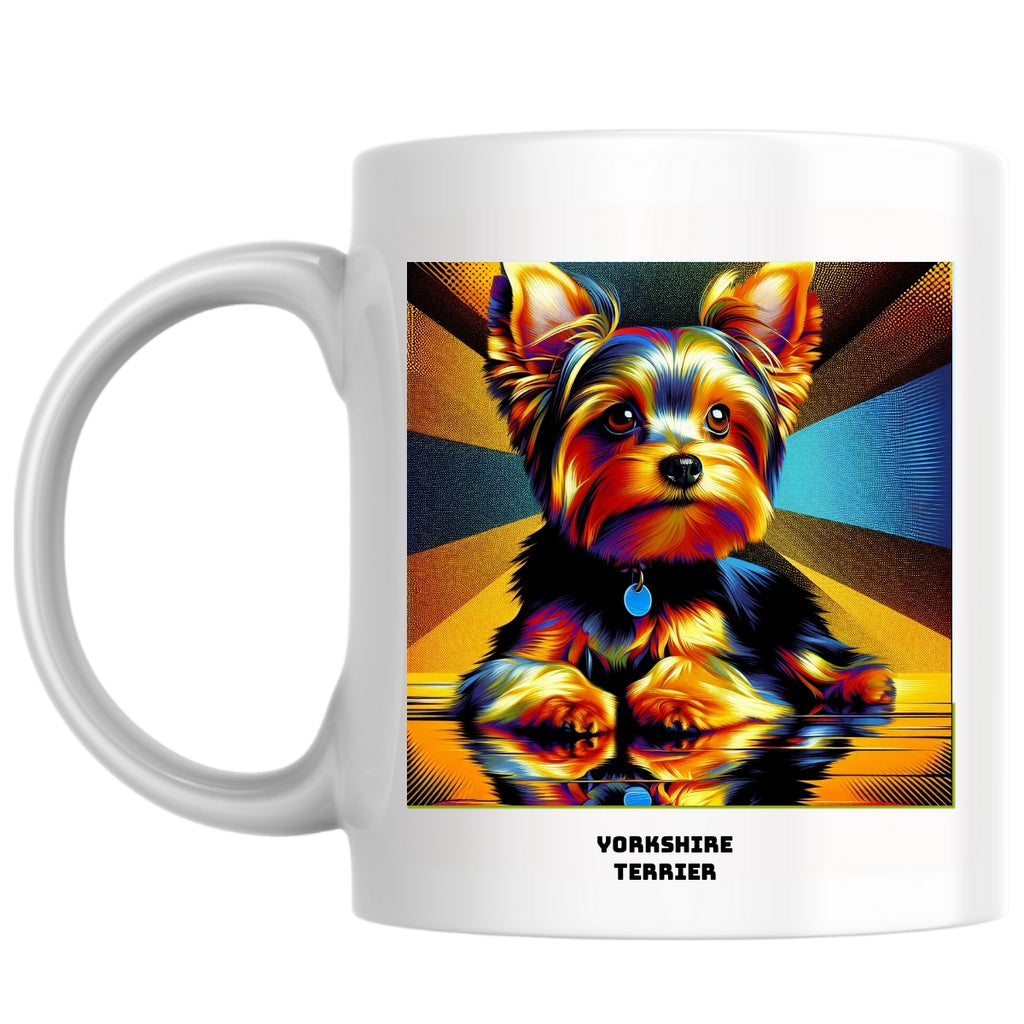 Yorkshire terrier the Magnificent: Pop Art Coffee Mug