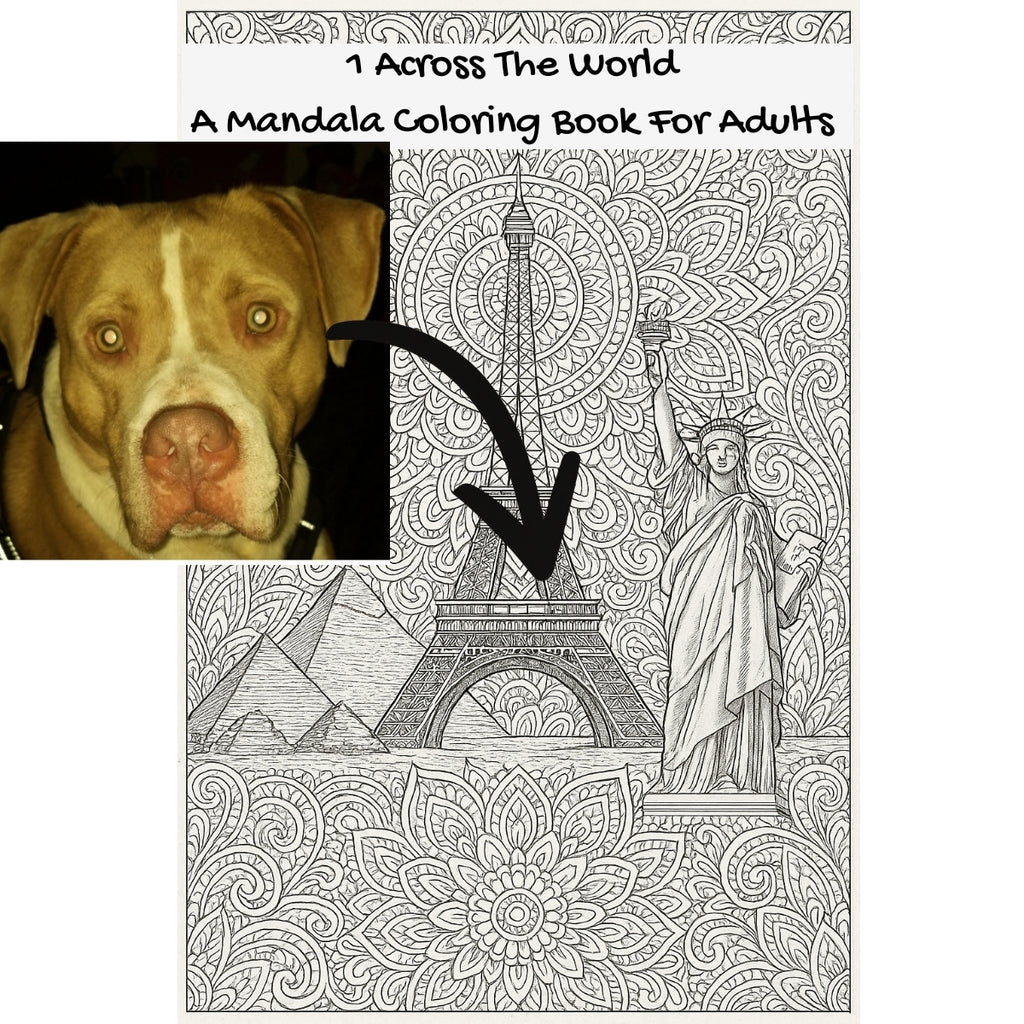1 Across The World: A Mandala Coloring Book For Adults