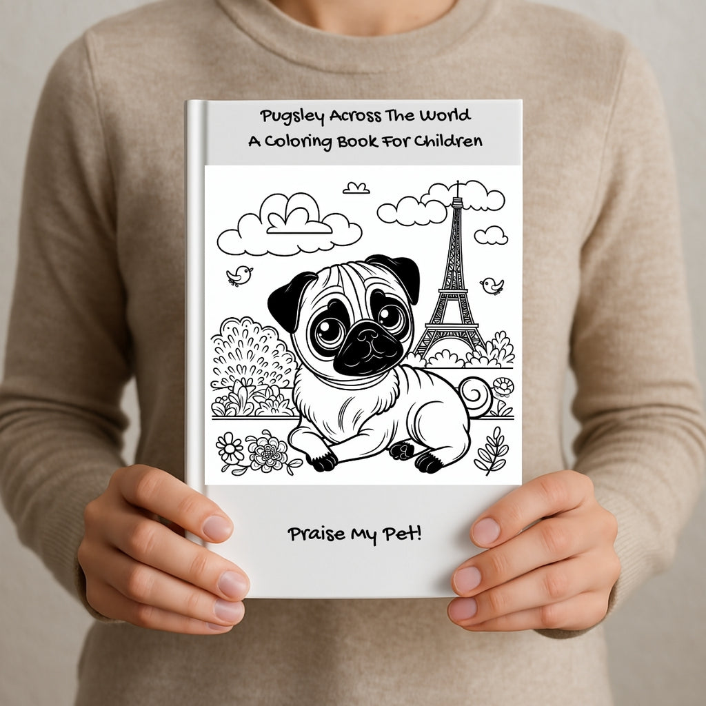 Pugsley Across The World: A Coloring Book For Children