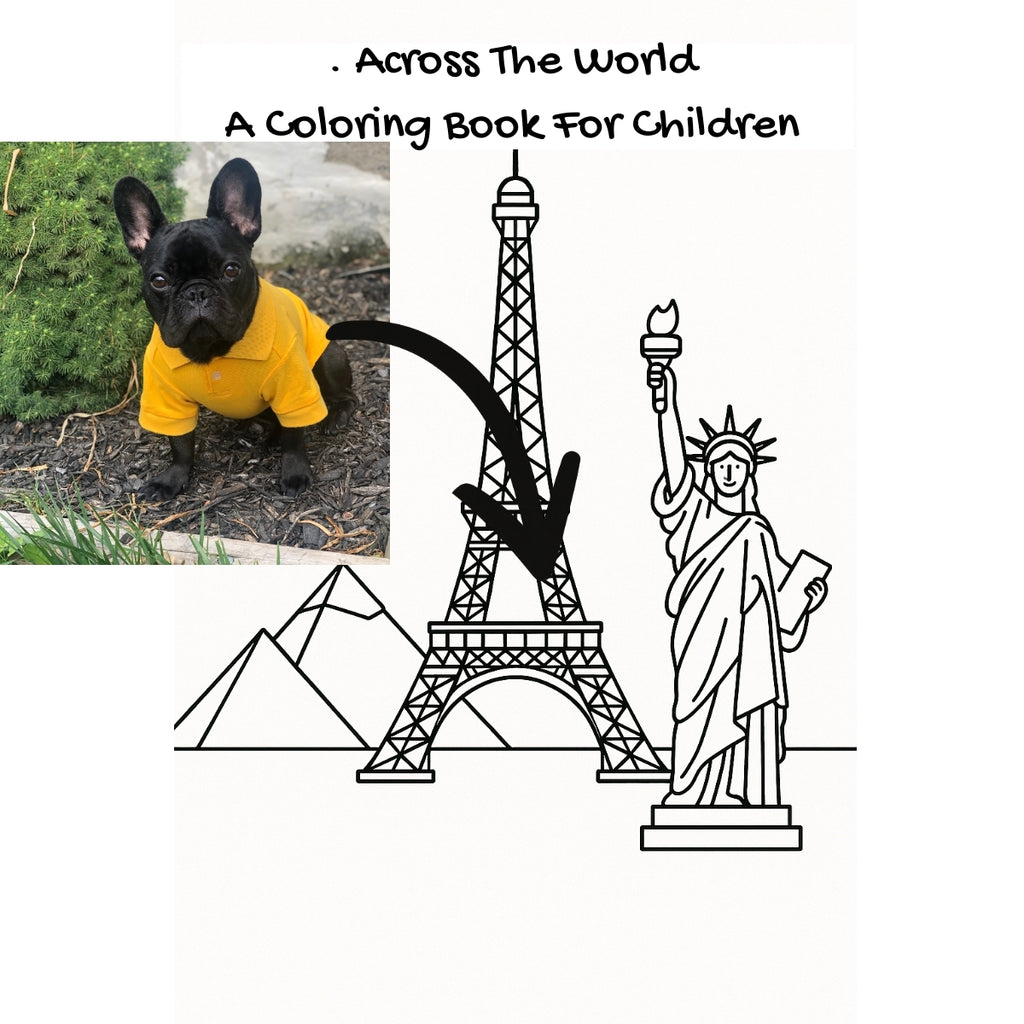 . Across The World: A Coloring Book For Children