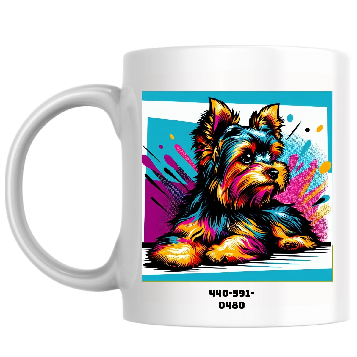 440-591-0480 the Magnificent: Pop Art Coffee Mug