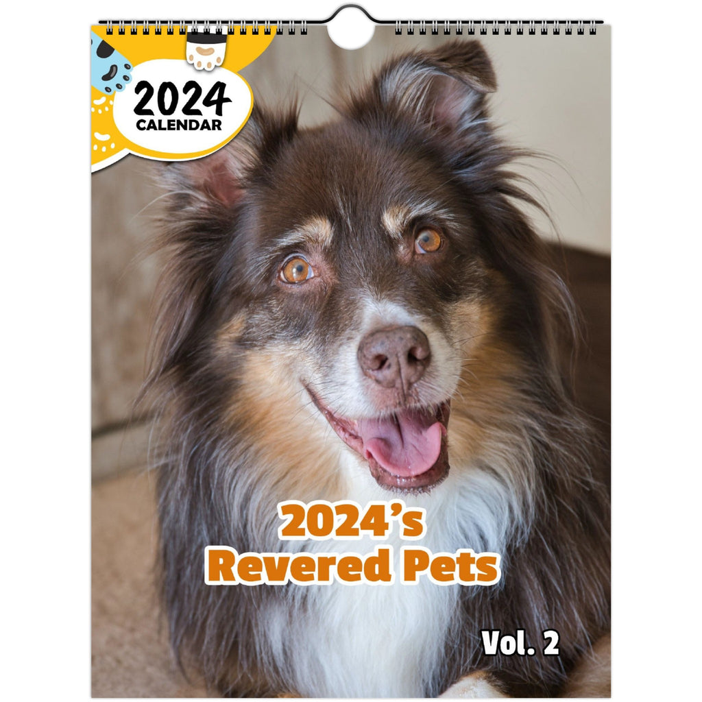 2024's Revered Pets Volume Two: 2024 Wall Calendar (Published)