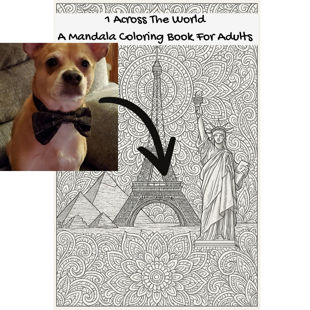 1 Across The World: A Mandala Coloring Book For Adults