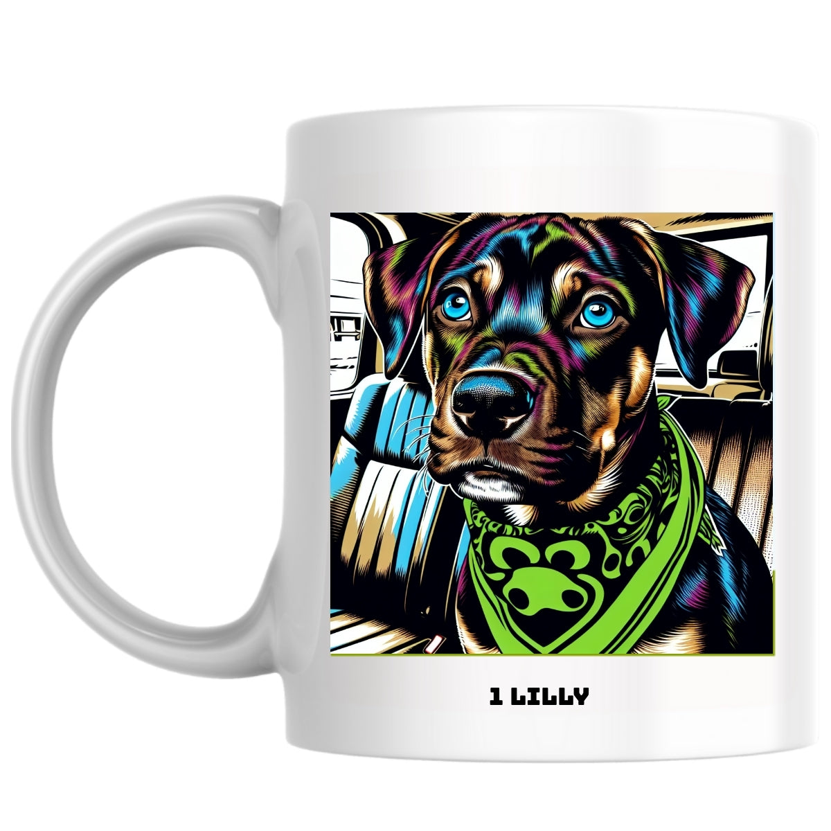 1 lilly the Magnificent: Pop Art Coffee Mug