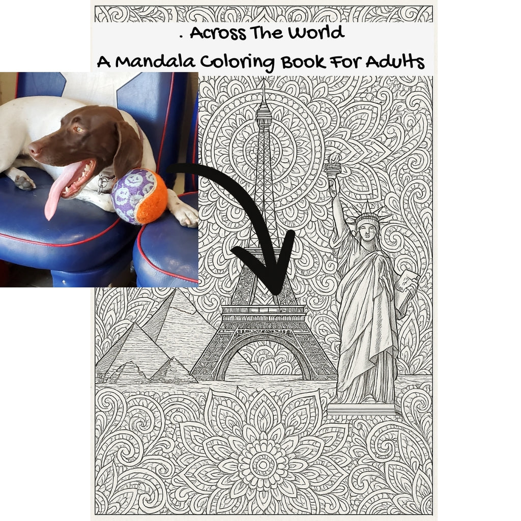 . Across The World: A Mandala Coloring Book For Adults