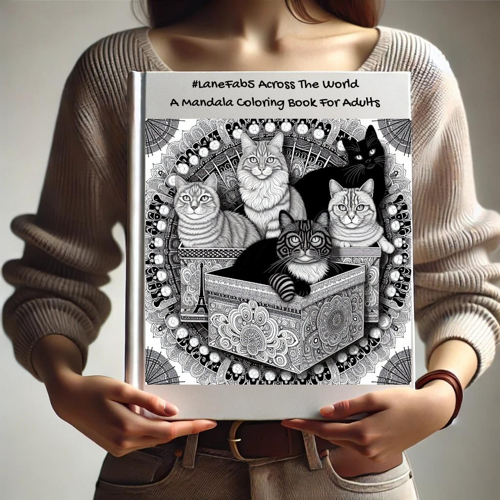 #LaneFab5's Mandala Coloring Book Series (Subscription)