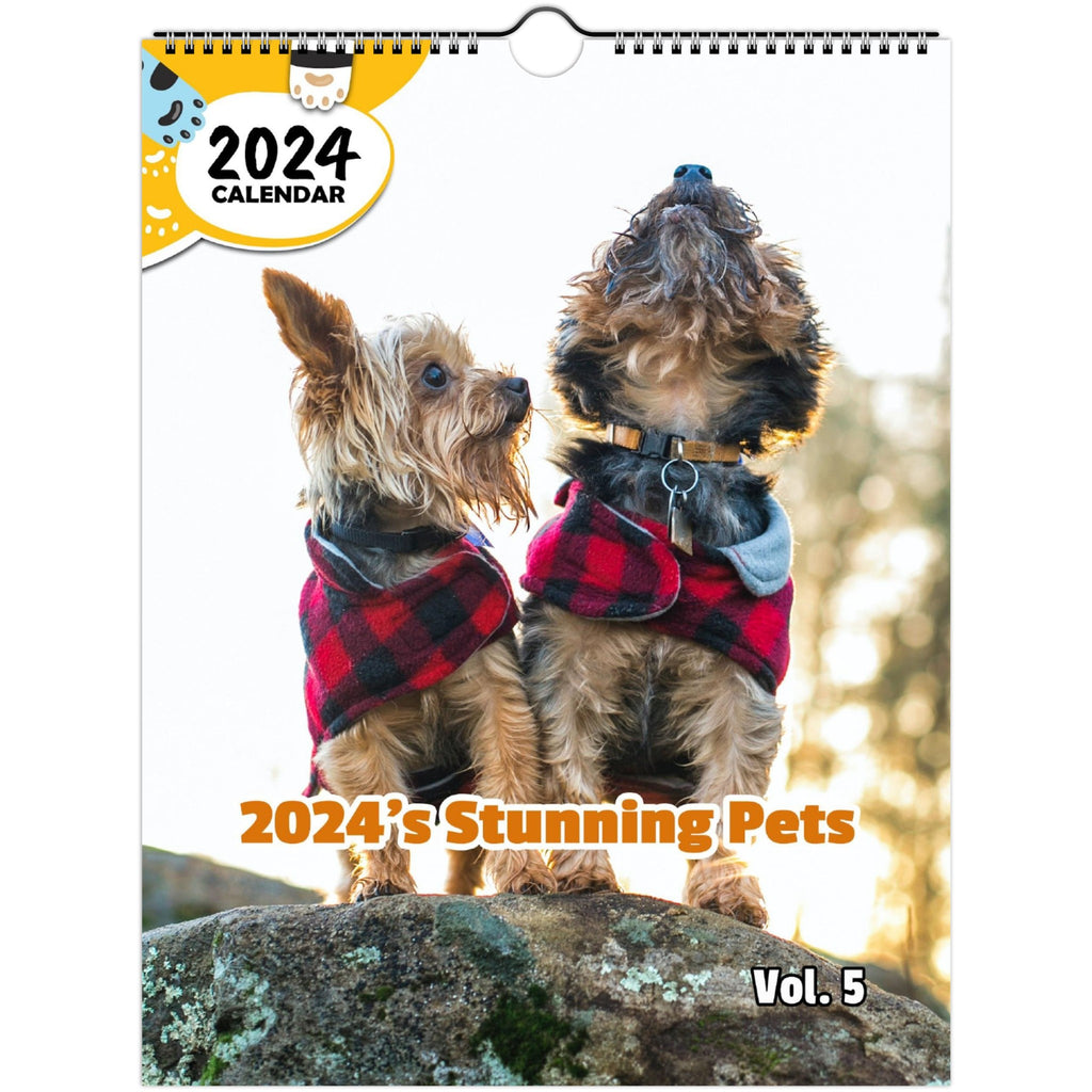 2024's Stunning Pets Volume Five: 2024 Wall Calendar (Published)