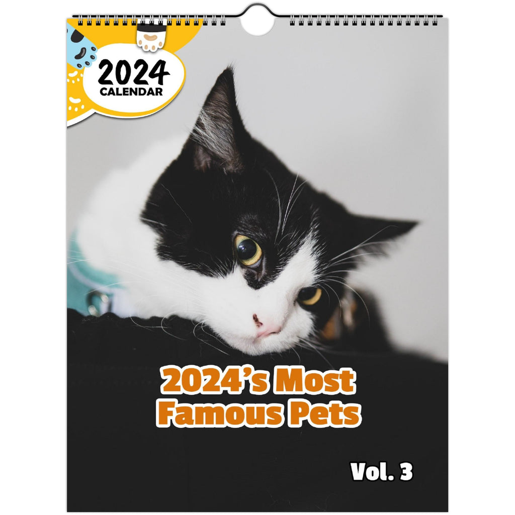 2024's Most Famous Pets Volume Three: 2024 Wall Calendar (Published)