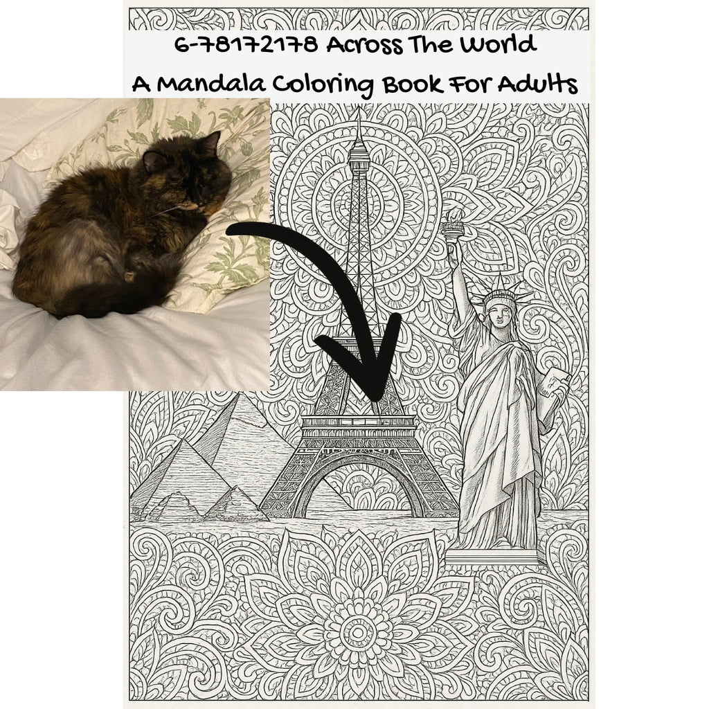 6-78172178 Across The World: A Mandala Coloring Book For Adults