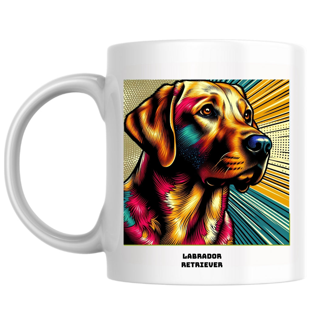 Labrador Retriever the Magnificent: Pop Art Coffee Mug