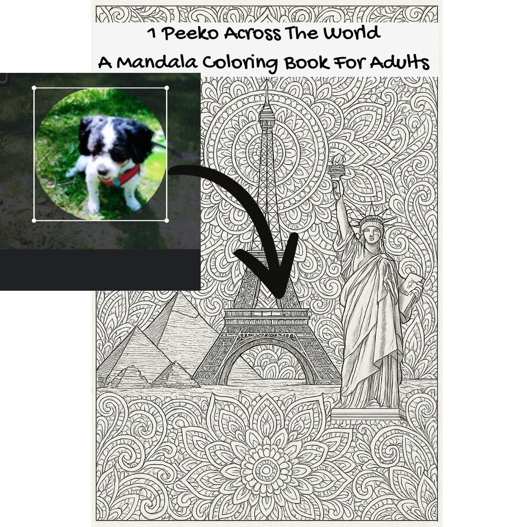 1 Peeko Across The World: A Mandala Coloring Book For Adults