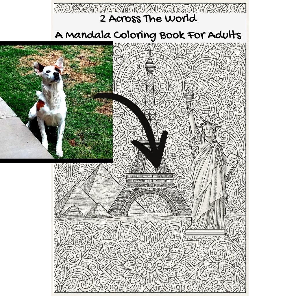 2 Across The World: A Mandala Coloring Book For Adults