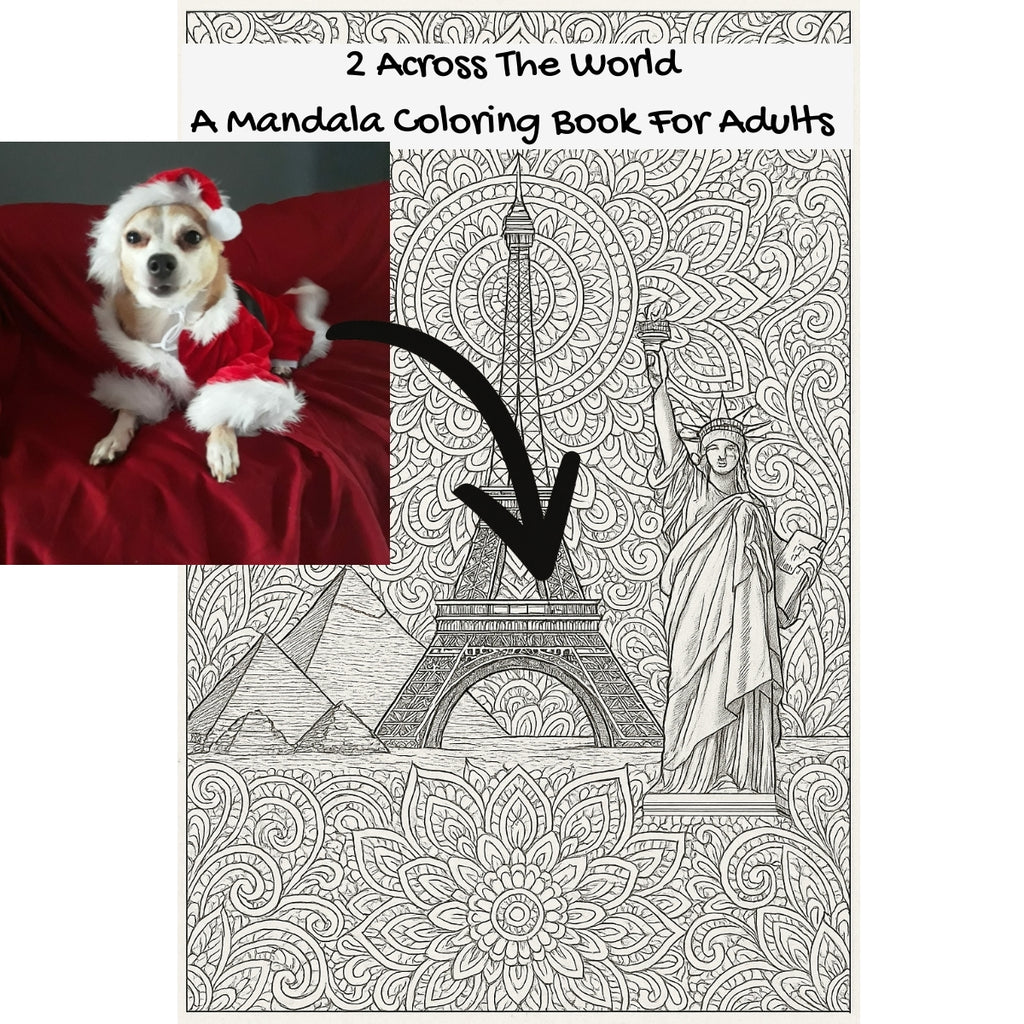 2 Across The World: A Mandala Coloring Book For Adults