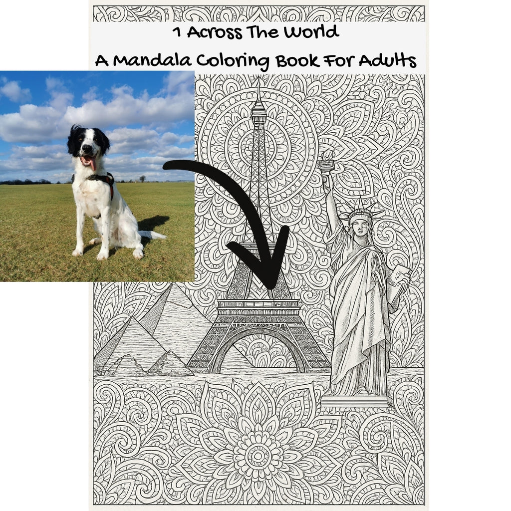 1 Across The World: A Mandala Coloring Book For Adults
